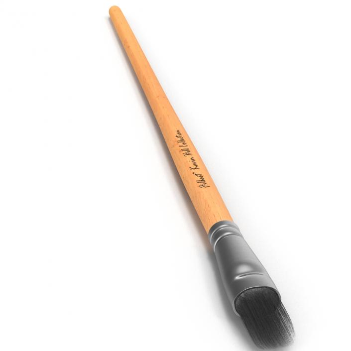 Paint Brush Filbert 3D model