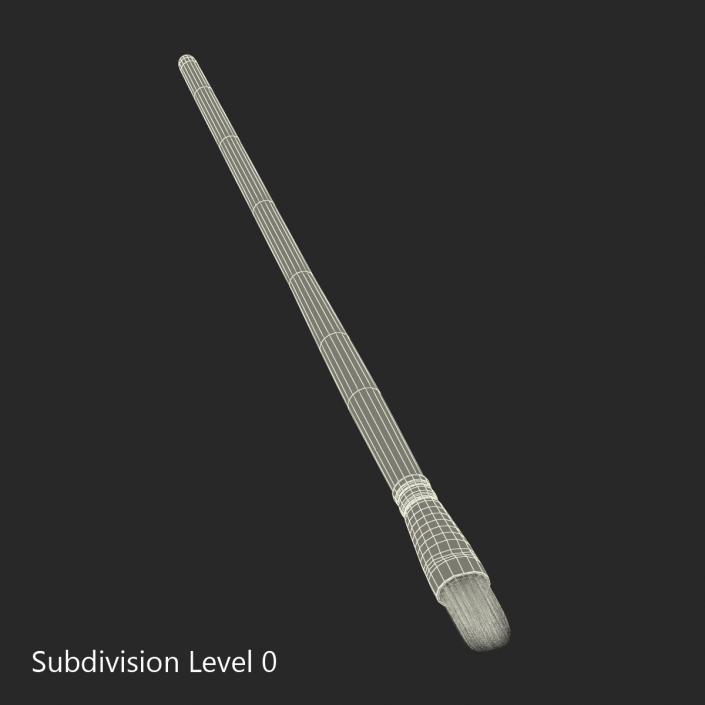 Paint Brush Filbert 3D model