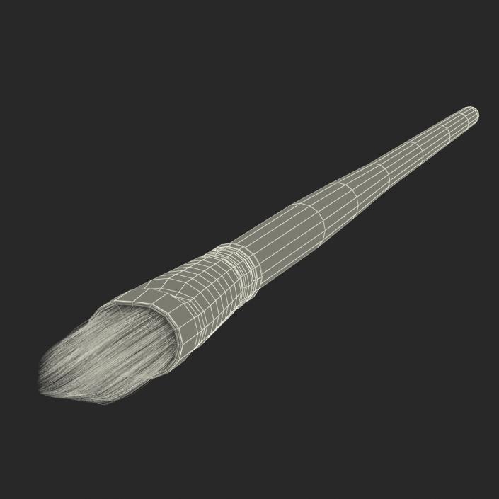 Paint Brush Filbert 3D model