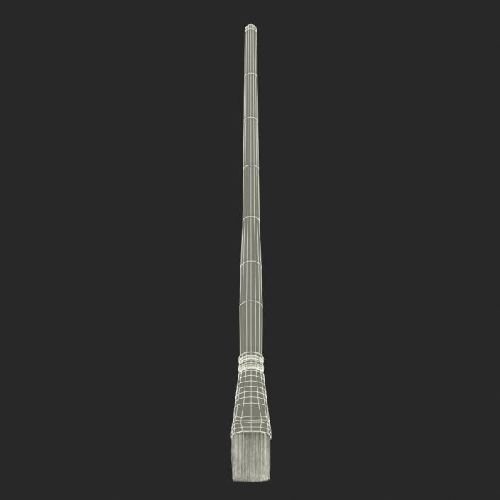 3D Paint Brush Flat 2 model