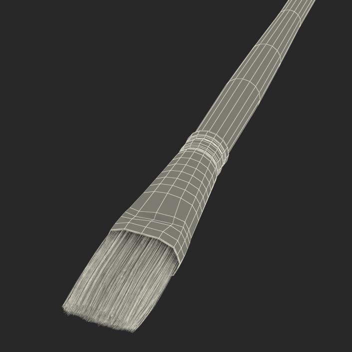 3D Paint Brush Flat 2 model