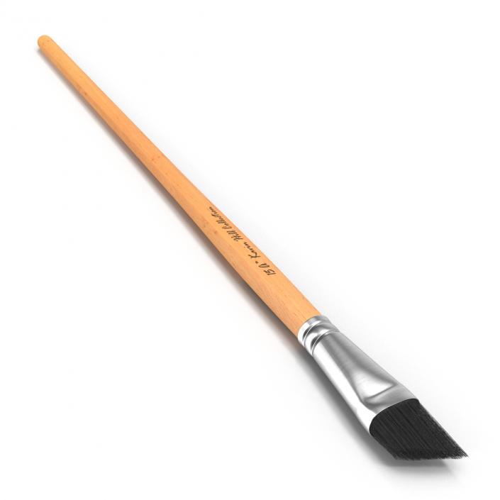 Paint Brush Angular Flat 3D model