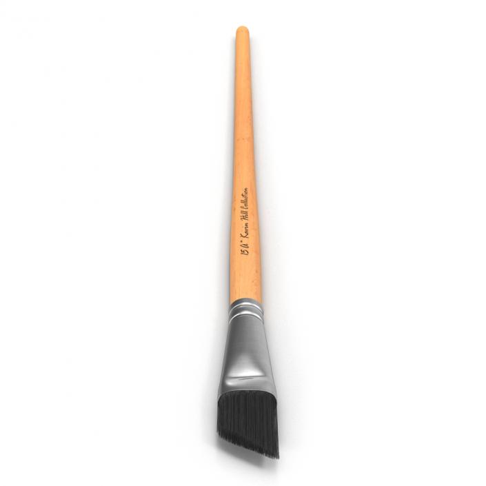 Paint Brush Angular Flat 3D model