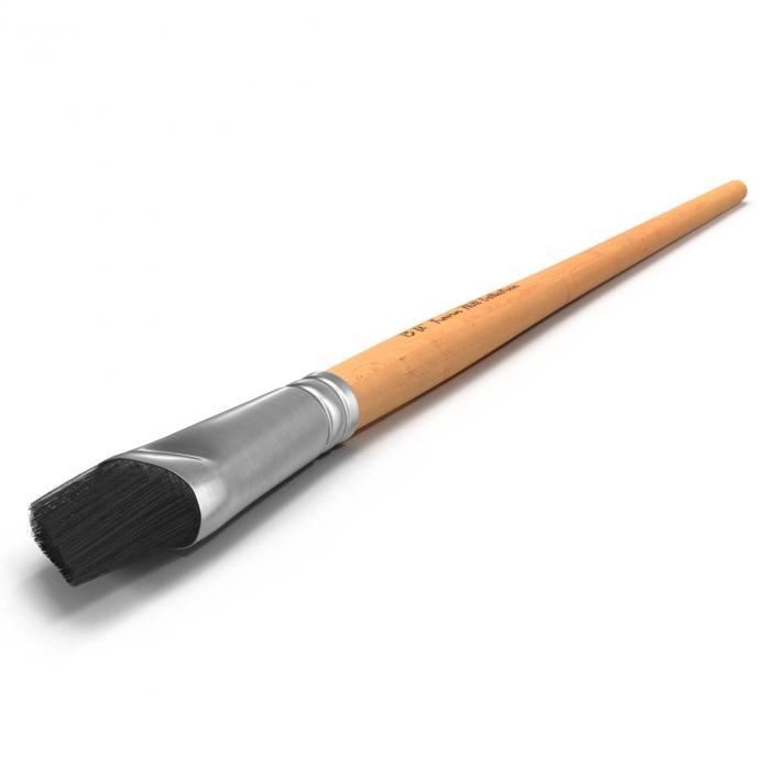 Paint Brush Angular Flat 3D model