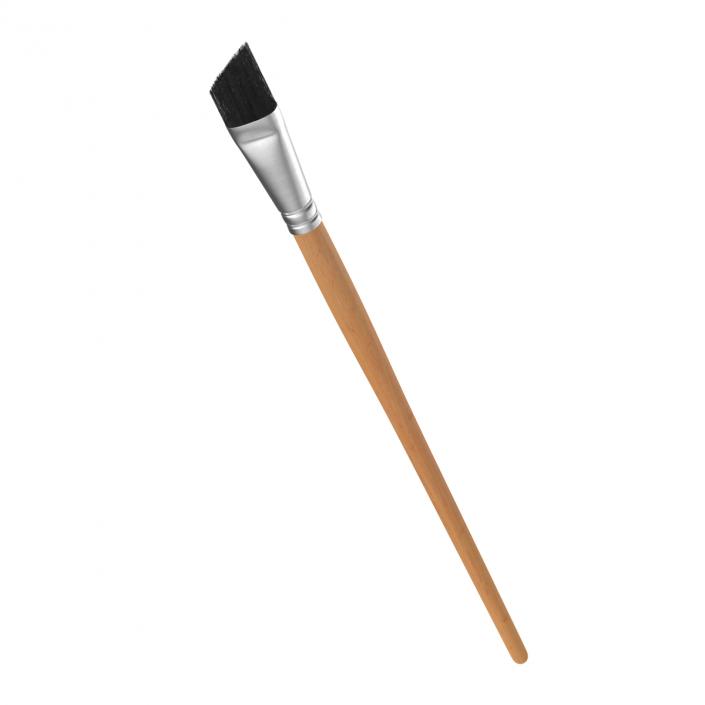 Paint Brush Angular Flat 3D model