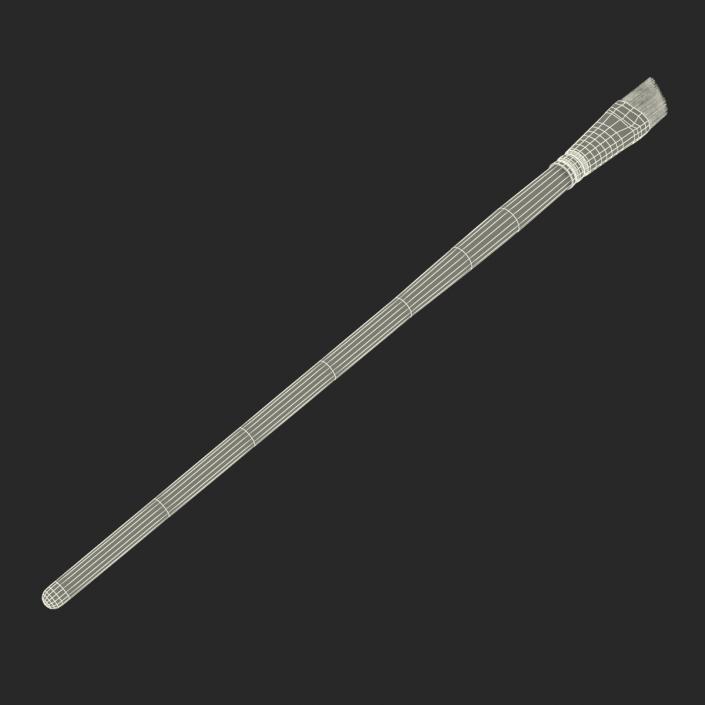 Paint Brush Angular Flat 3D model