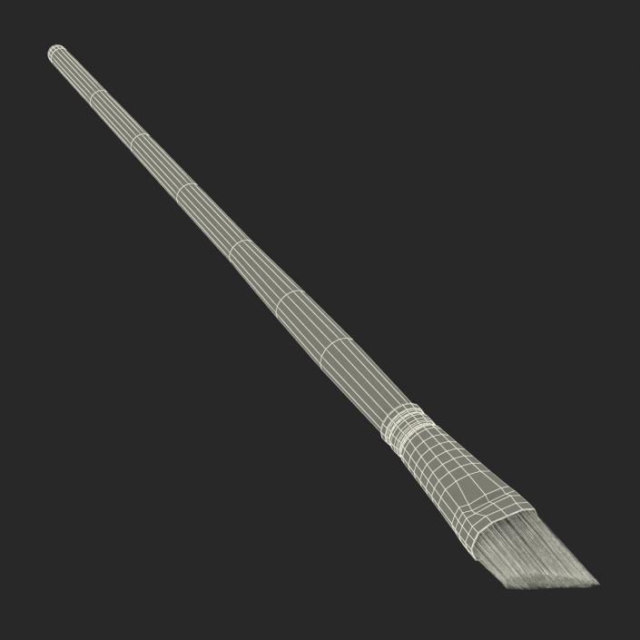 Paint Brush Angular Flat 3D model