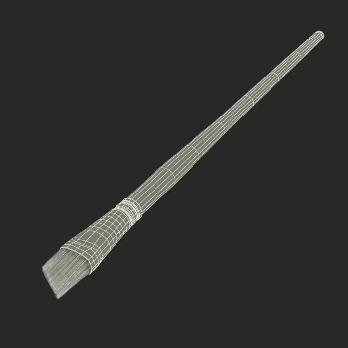 Paint Brush Angular Flat 3D model