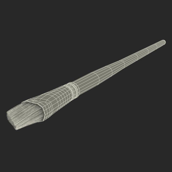 Paint Brush Angular Flat 3D model