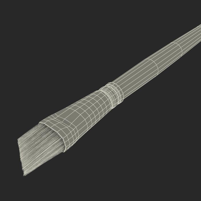 Paint Brush Angular Flat 3D model