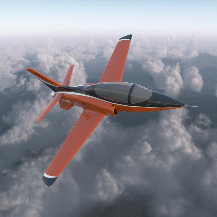 3D model Sport Aircraft ViperJet Rigged