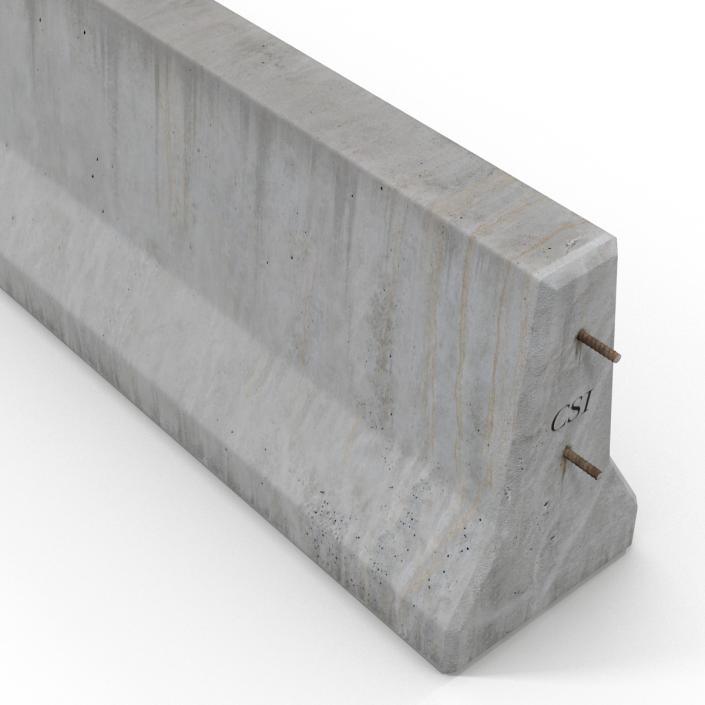 3D Concrete Barrier