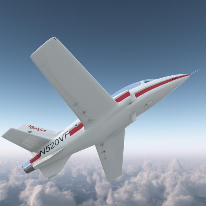 3D model Sport Aircraft ViperJet 2