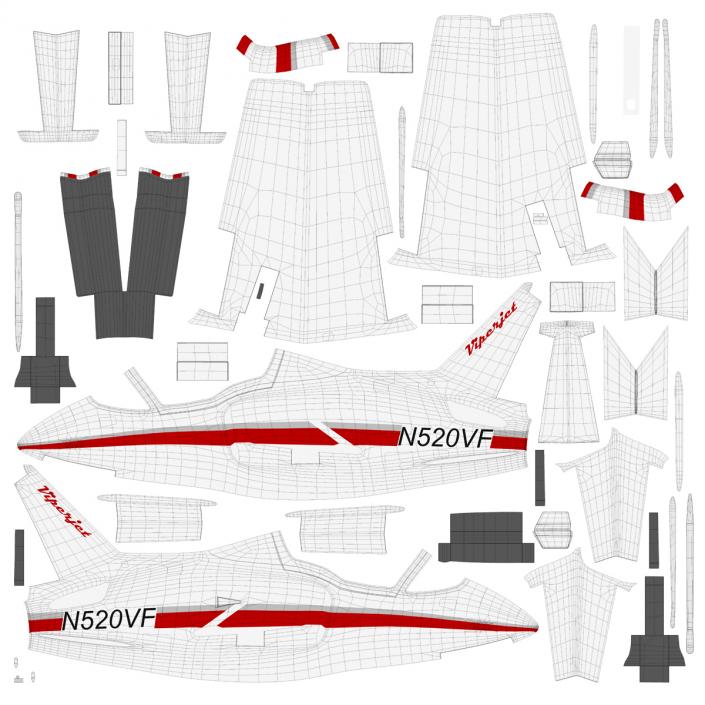 3D model Sport Aircraft ViperJet 2