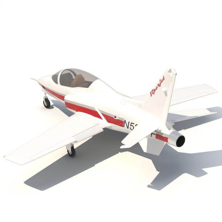 Sport Aircraft ViperJet 2 Rigged 3D