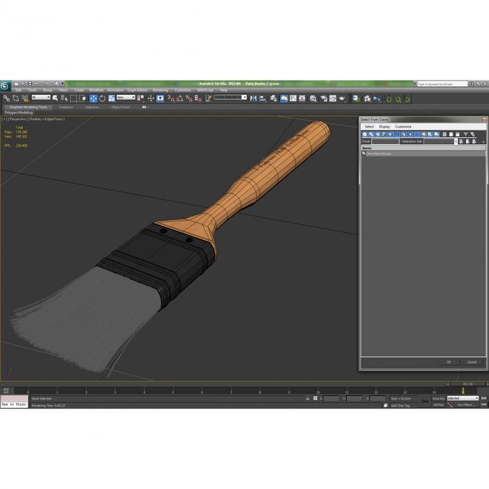 3D Paint Brush 2 model