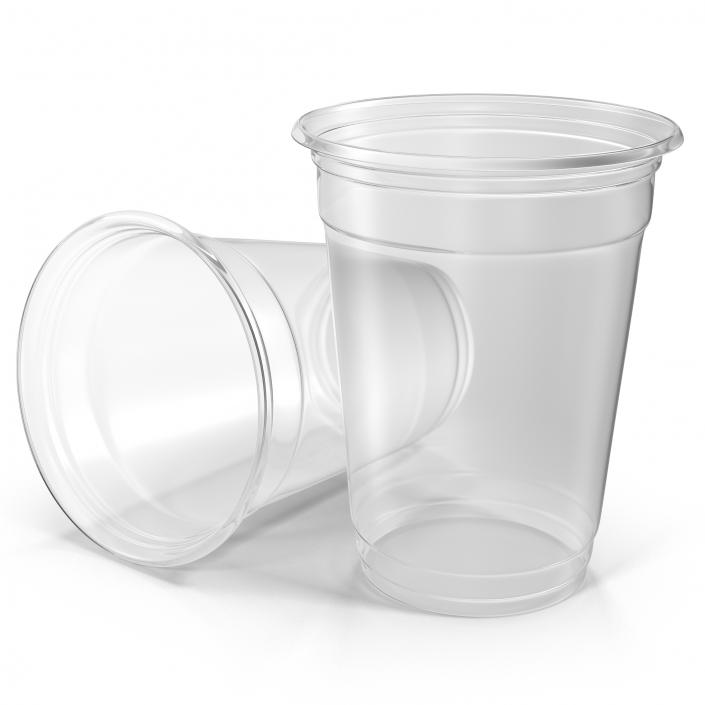 Solo Plastic Clear Cup 3D