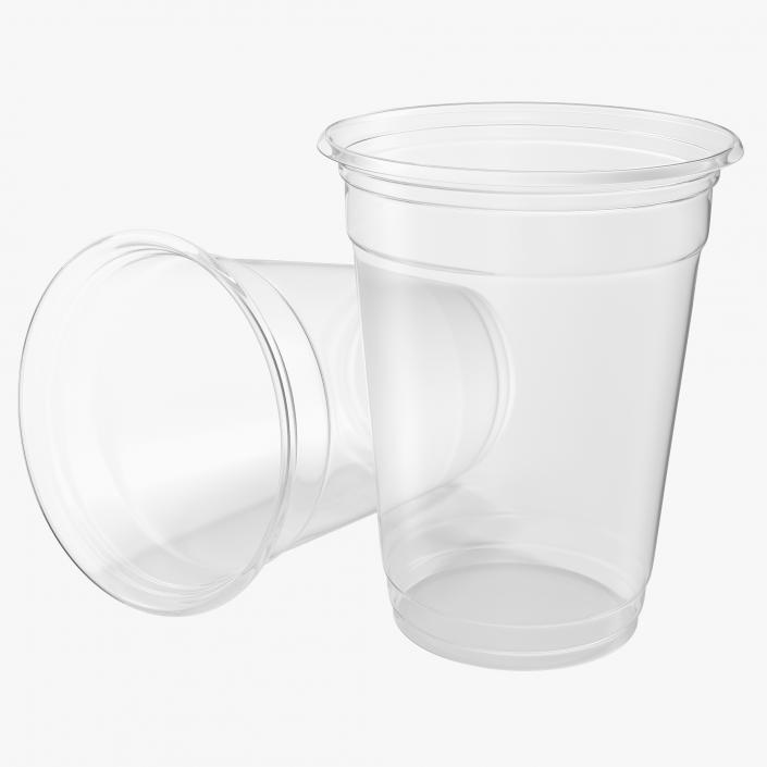 Solo Plastic Clear Cup 3D