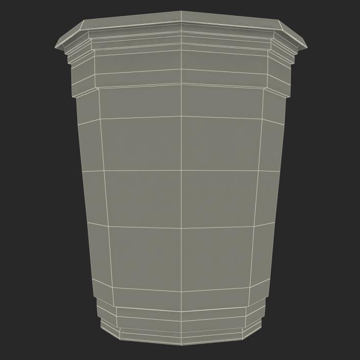 Solo Plastic Clear Cup 3D