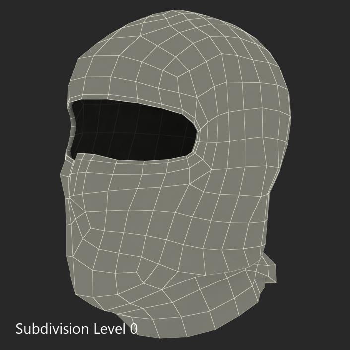 Balaclava Face Mask 3D model