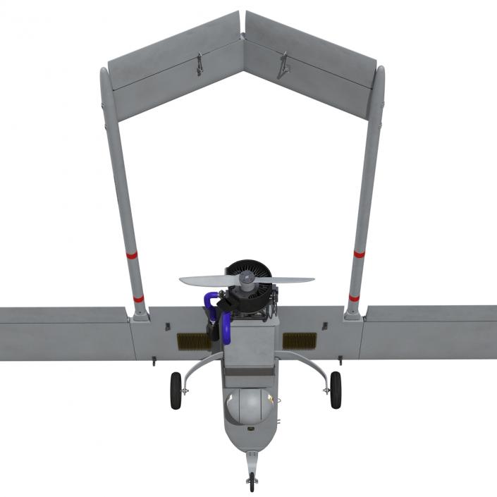 3D AAI RQ 7 Shadow UAV Rigged