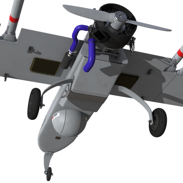 3D AAI RQ 7 Shadow UAV Rigged