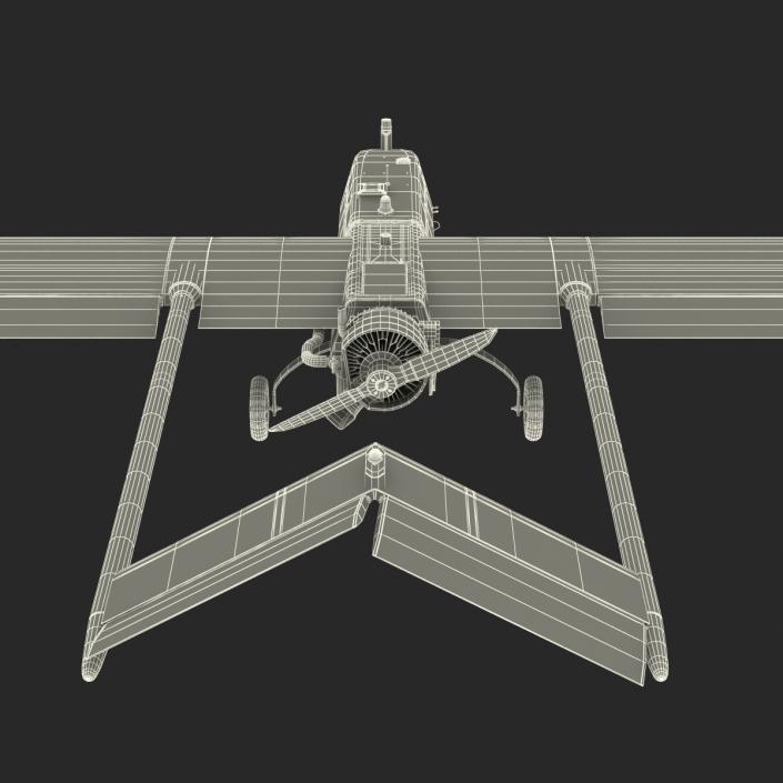 3D AAI RQ 7 Shadow UAV Rigged