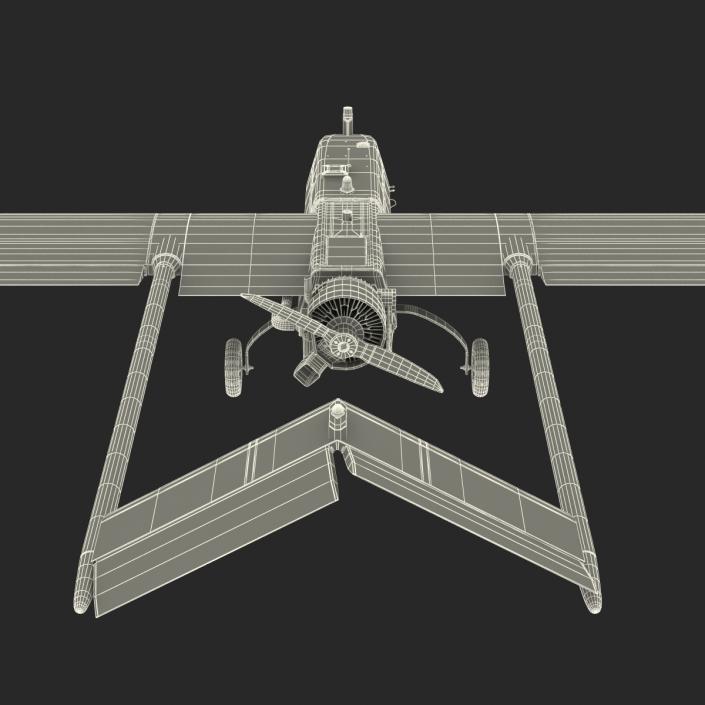 3D AAI RQ 7 Shadow UAV Rigged