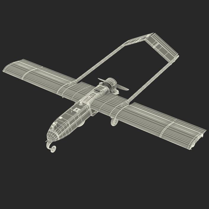 3D AAI RQ 7 Shadow UAV Rigged