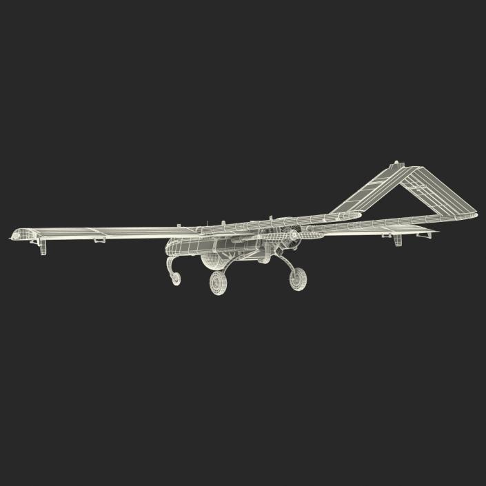 3D AAI RQ 7 Shadow UAV Rigged