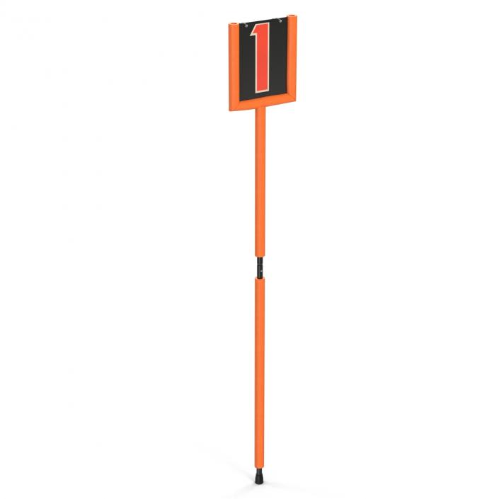 3D model American Football First Down Marker