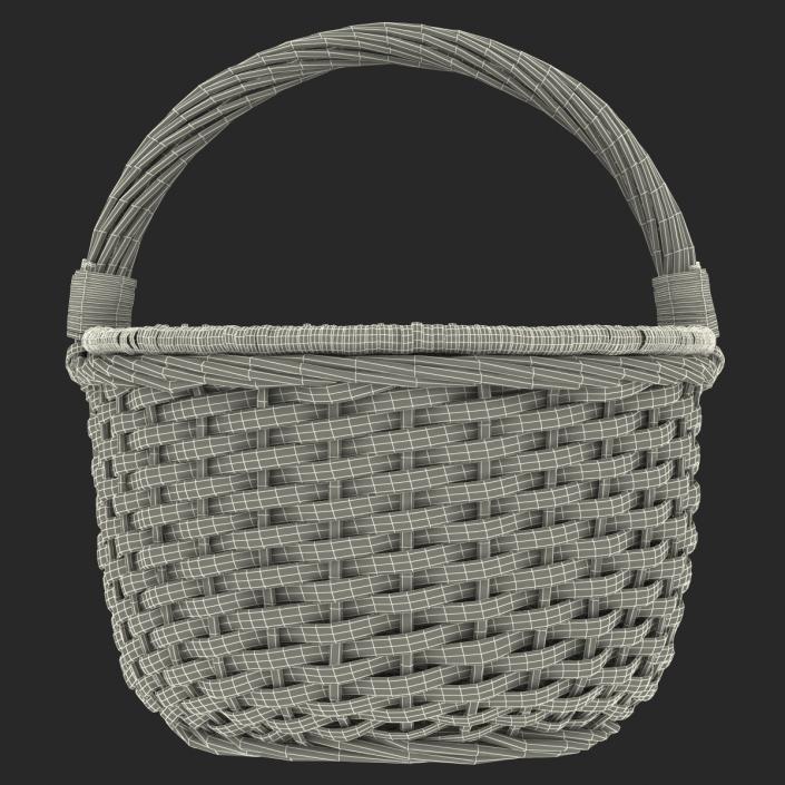 3D Picnic Basket model