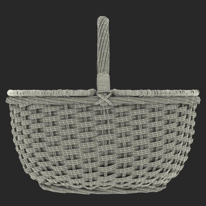 3D Picnic Basket model