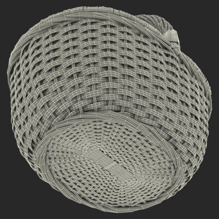 3D Picnic Basket model