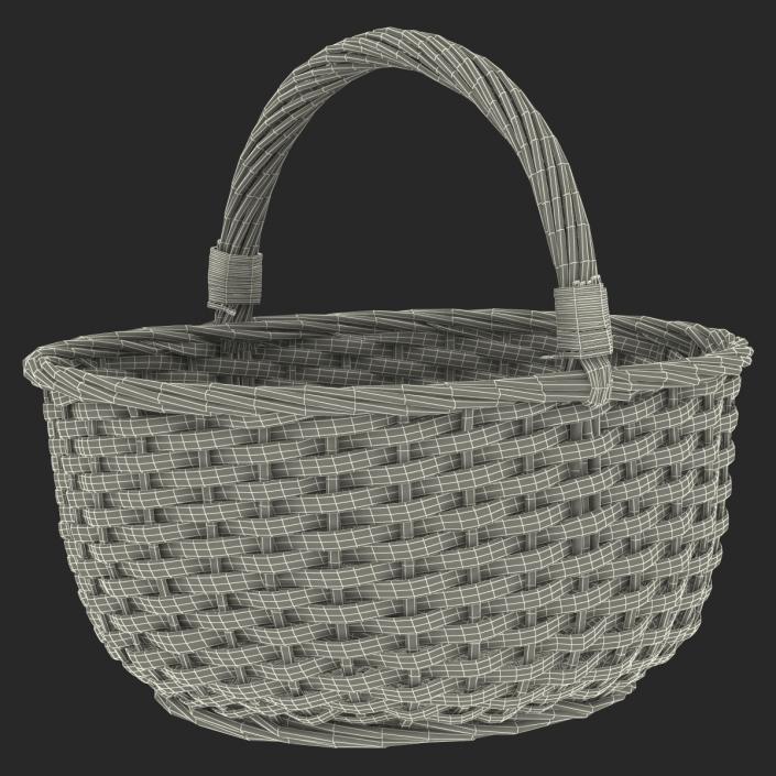 Straw Basket 3D