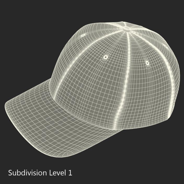 Baseball Hat 3 3D model