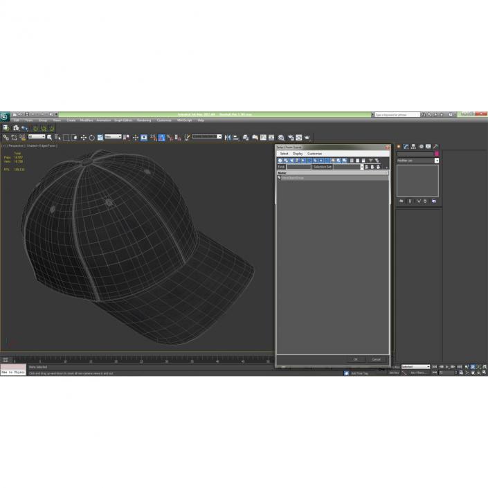 Baseball Hat 3 3D model