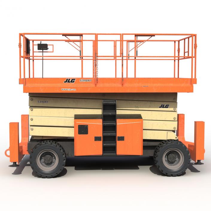 3D Engine Powered Scissor Lift JLG 5394RT model