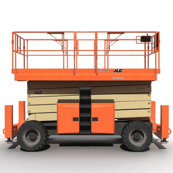 3D Engine Powered Scissor Lift JLG 5394RT model