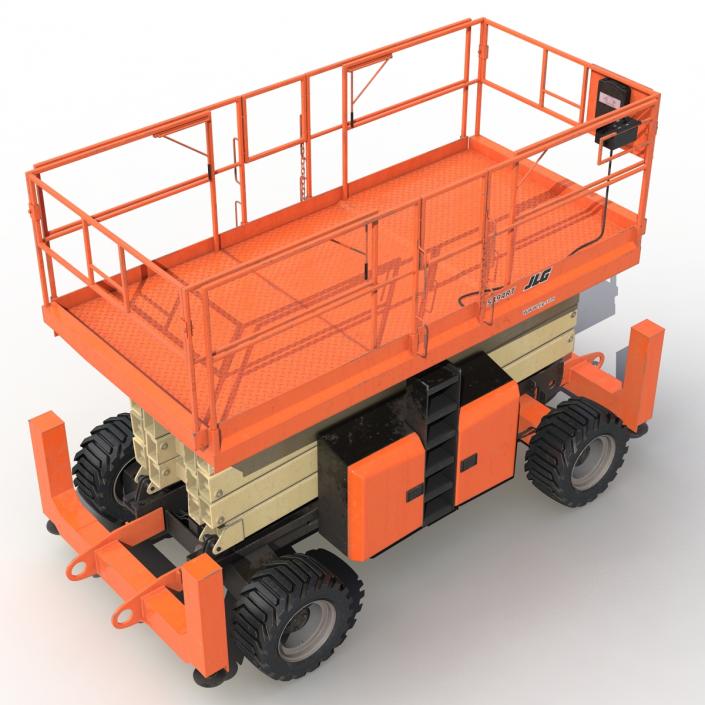 3D Engine Powered Scissor Lift JLG 5394RT model