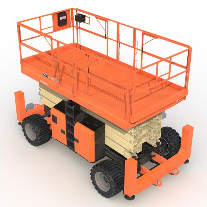 3D Engine Powered Scissor Lift JLG 5394RT model