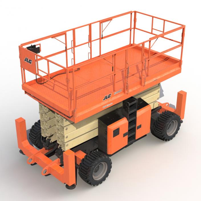 3D Engine Powered Scissor Lift JLG 5394RT model