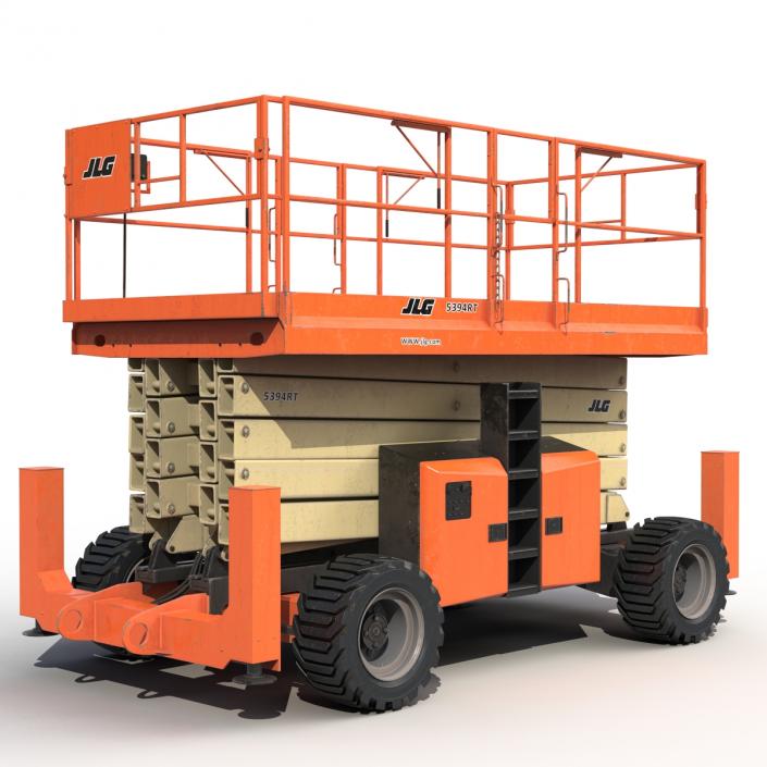 3D Engine Powered Scissor Lift JLG 5394RT model