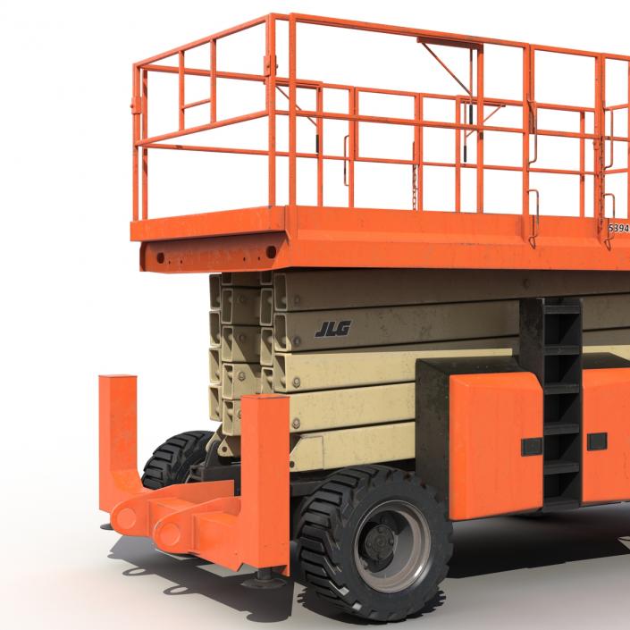 3D Engine Powered Scissor Lift JLG 5394RT model