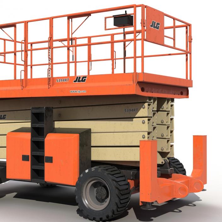 3D Engine Powered Scissor Lift JLG 5394RT model