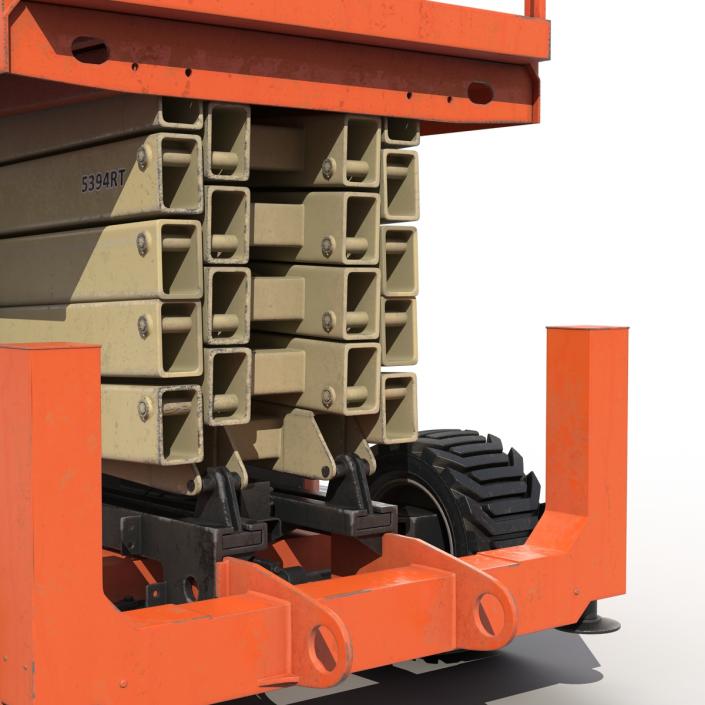 3D Engine Powered Scissor Lift JLG 5394RT model