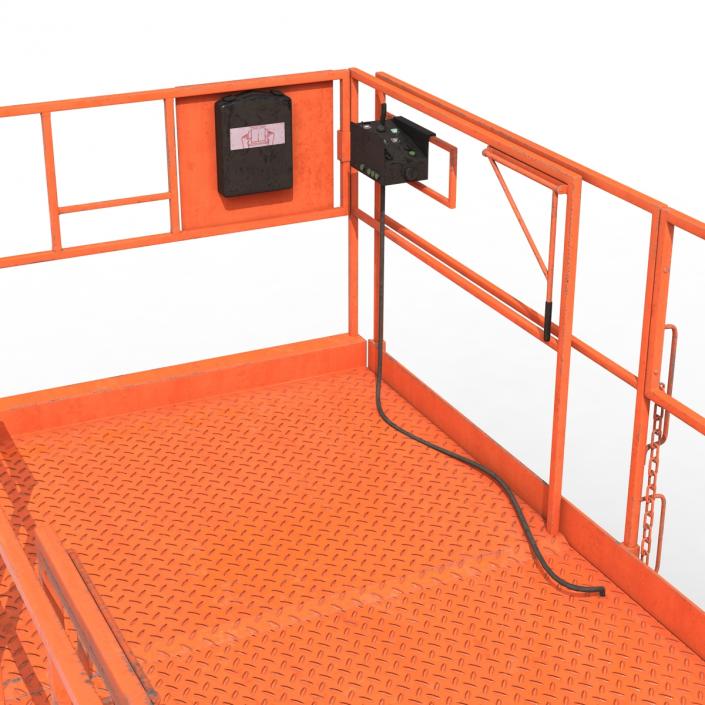 3D Engine Powered Scissor Lift JLG 5394RT model