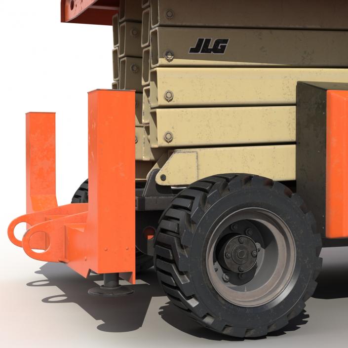 3D Engine Powered Scissor Lift JLG 5394RT model