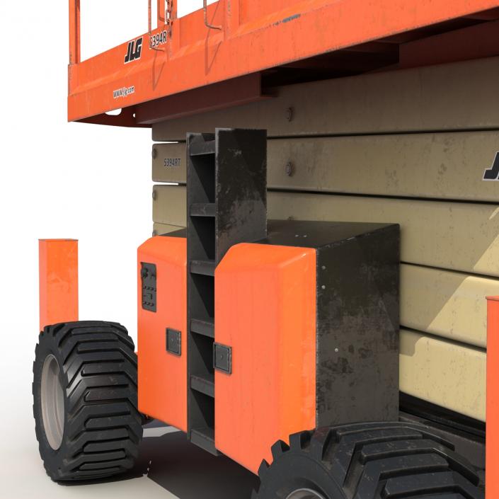 3D Engine Powered Scissor Lift JLG 5394RT model