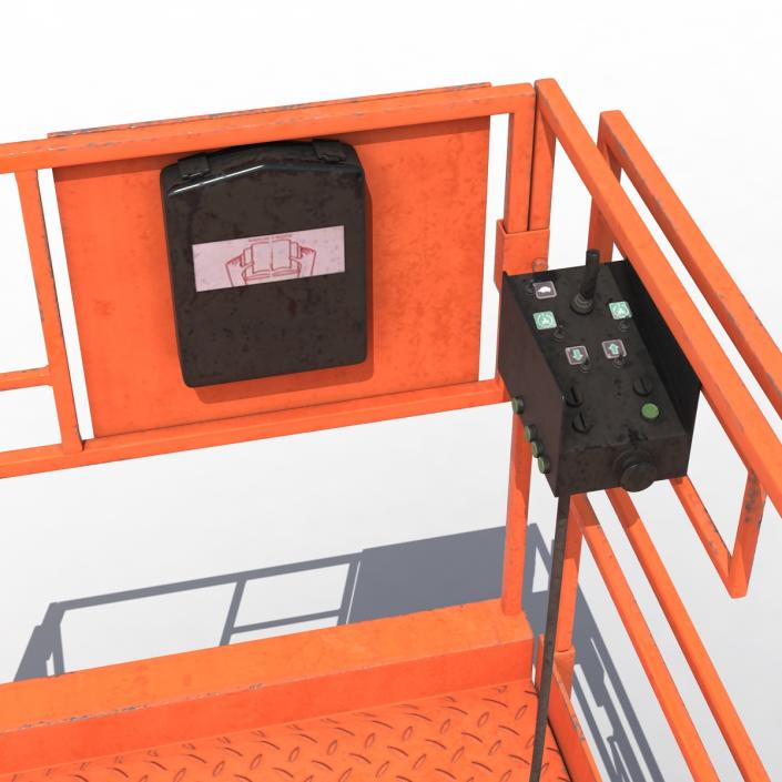 3D Engine Powered Scissor Lift JLG 5394RT model